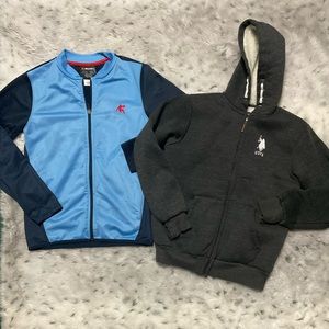 Boys Size 10/12 Jacket and Hoodie Duo
